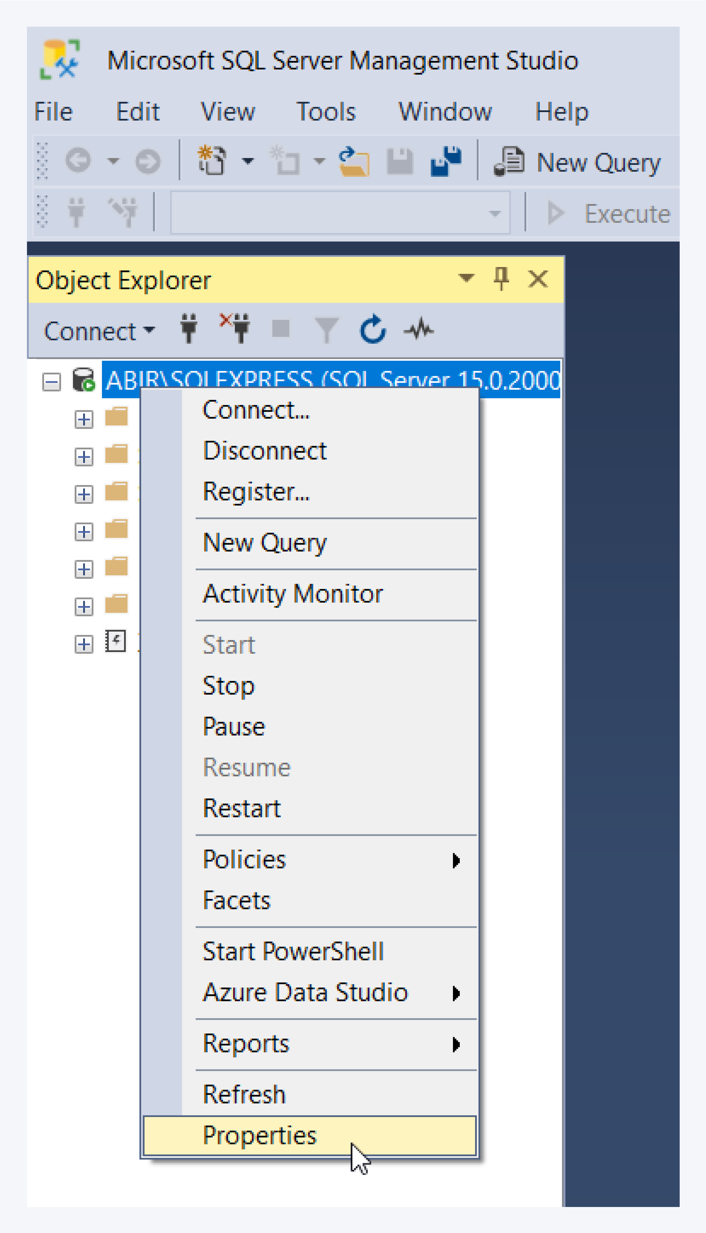 Setup und Installation MS SQLServer Express 2022